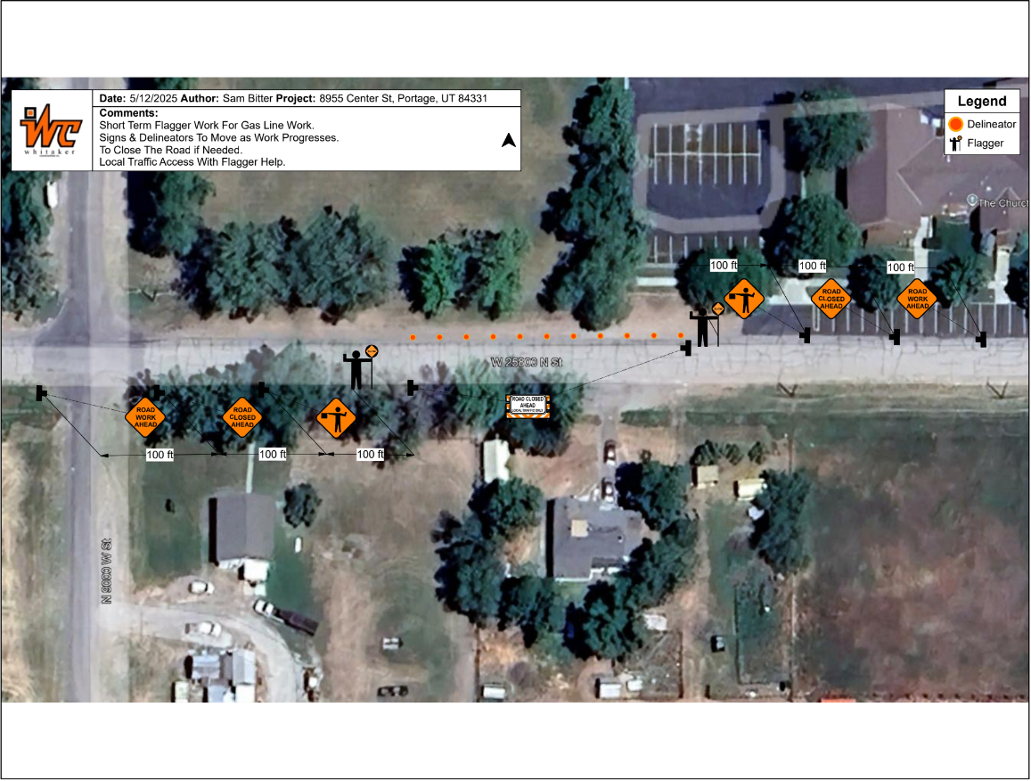 Map for gaslines
